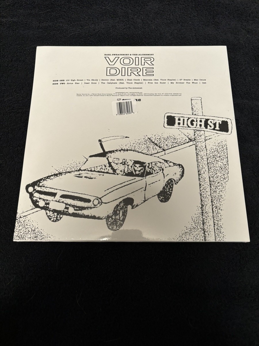 earl sweatshirt the alchemist サイン入りCD Earl Sweatshirt & The Alchemist – Voir Dire – Vinyl (Light