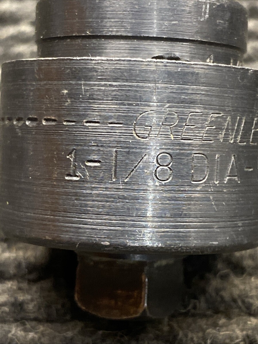 Vintage GreenLee Round Radio Chassis Punch #730 Size 1 1/8 inch