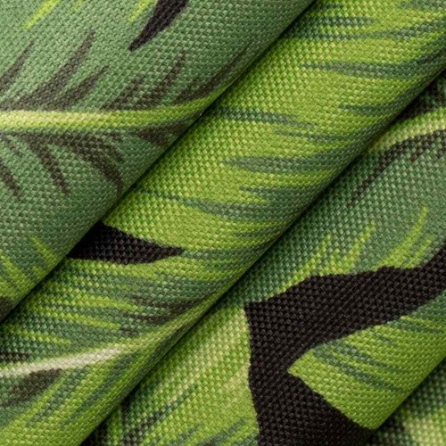 Black Green Performance Leaves Botanical Print Upholstery Fabric by the Yard - Bild 2 von 10