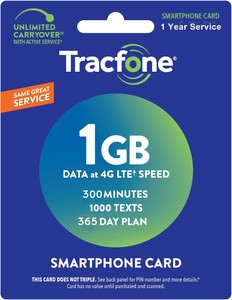 TracFone-Refill-Card-1-Year-Prepaid-300-minutes-1000-Text-1000-Data