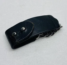 Vintage H&M Leather And Chain Bracelet Men’s Wrist Cuff Accessory O