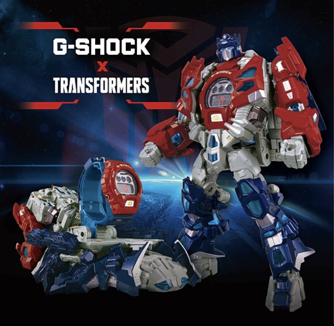 TAKARA TOMY CASIO G-Shock × Transformer Master Optimus Prime DW-6900TF-SET  Japan