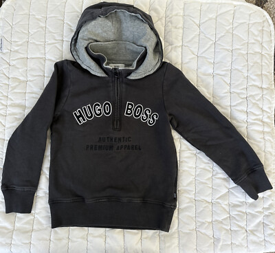 Hugo Boss hooded sweater hoodie boys size 6