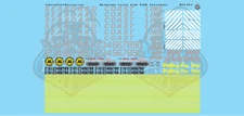Seaboard Coast Line EMD Lettering O Scale Decal Set