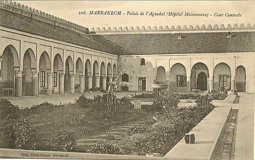 Photo Vintage De Marrakech 1953 - Tirage Argentique Original 12x18 Cm - Légendée