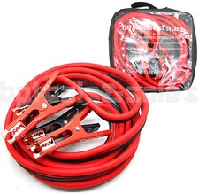 16ft 6 Gauge Heavy Duty Booster Cable Jumping Start Cables Power Jumper 400 Amp