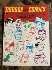 1966 Parade of Comics Coloring Book #4644 Moon Mullins Gasoline Alley Beauty!