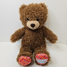 Build A Bear Happy Birthday Brown Teddy Bear Plush Stuffed Animal Toy 2019