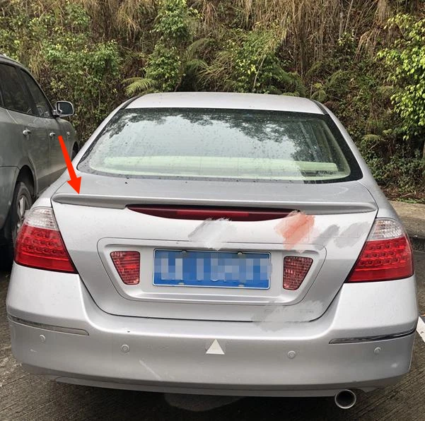 Alerón trasero ABS plateado PU B para Honda Accord 2006-2007 sedán de 4 puertas Foto 3 de 3