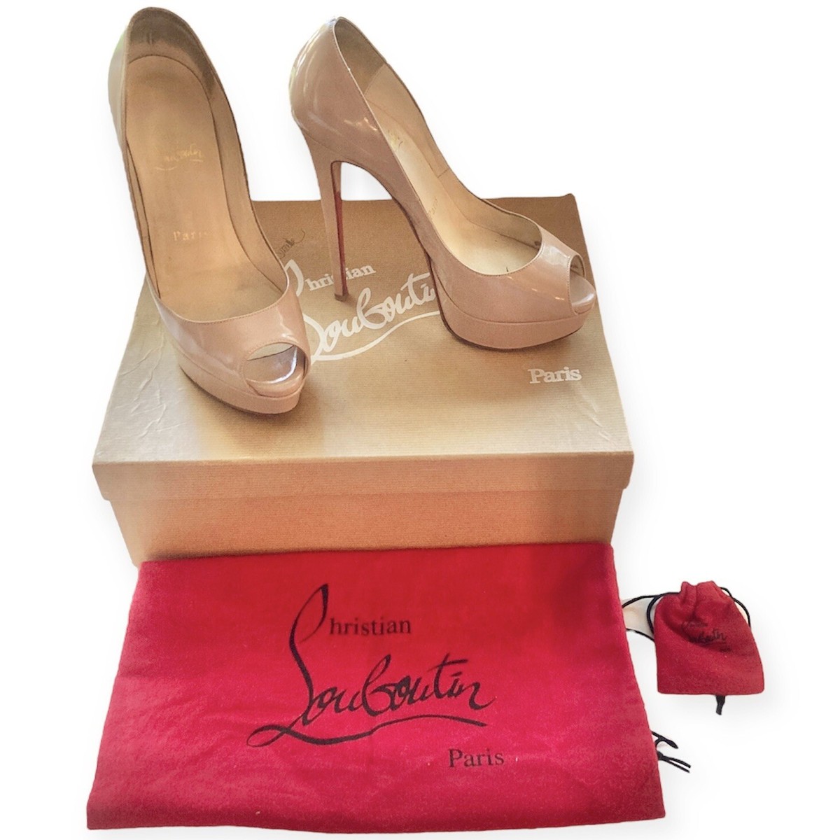 Lady Peep 150mm patent calf 36 Christian Louboutin | Shoes