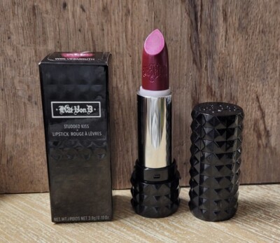 KAT VON D STUDDED KISS LIPSTICK  SHADE: WOLVESMOUTH ~DISCONTINUED ~ RARE SHADE ~