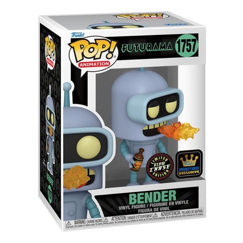 Funko Pop! Futurama Bender Chase Exclusive N°1757 – Nuovo, 9 Cm, PVC