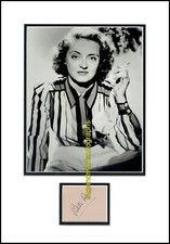 Bette Davis Dangerous All About Eve Death On The Nile Signed Autograph UACC RD96