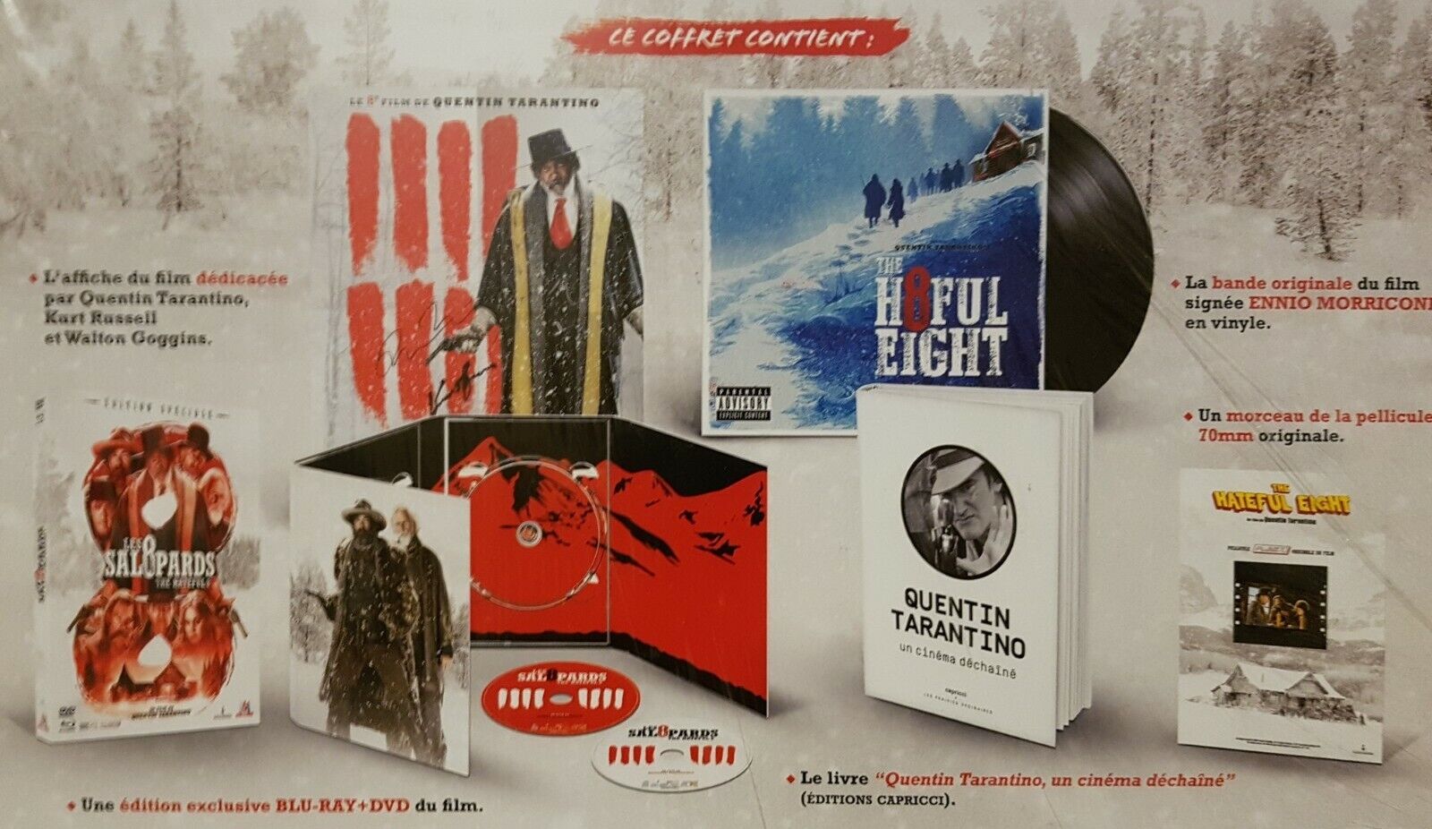 The Hateful 8 Limited Special Edition Box aus Frankreich OHNE Deutschem Ton