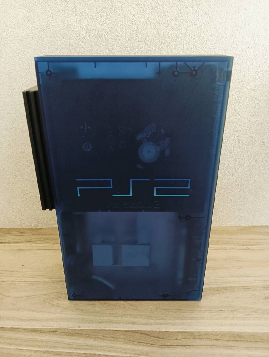 PS2 Ocean Blue Console Box set Playstation2 with disk NTSC-J Japan