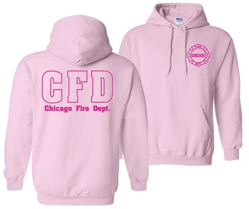 Chicago Fire Department Printed 2-Sided Pullover Hoodie As Seen On TV - Image 3 of 3