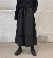 Japanese street fashion Women Wide Leg Pants Casual Trousers Culottes