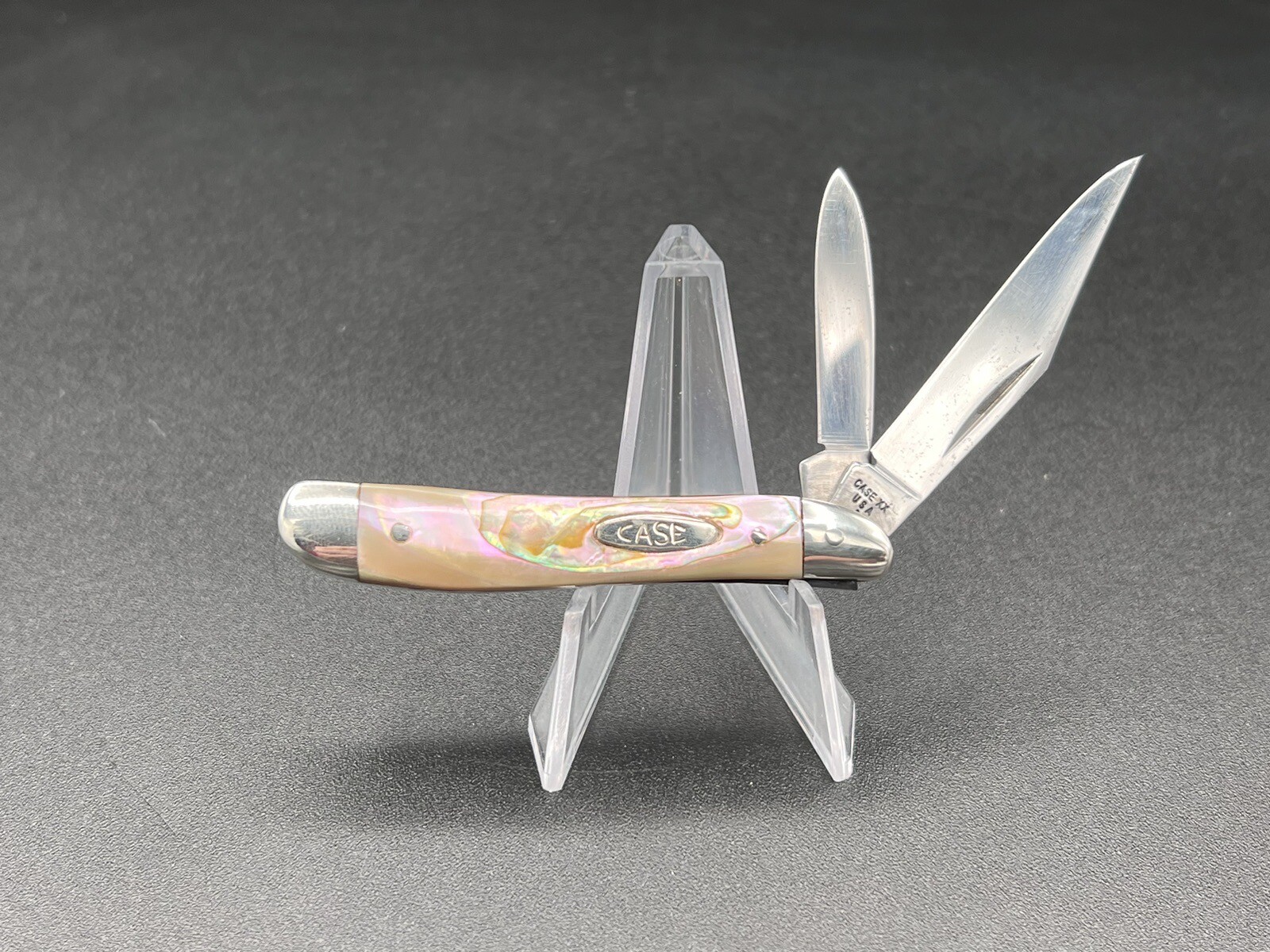 Case XX USA 6220 1979 custom abalone peanut knife eBay