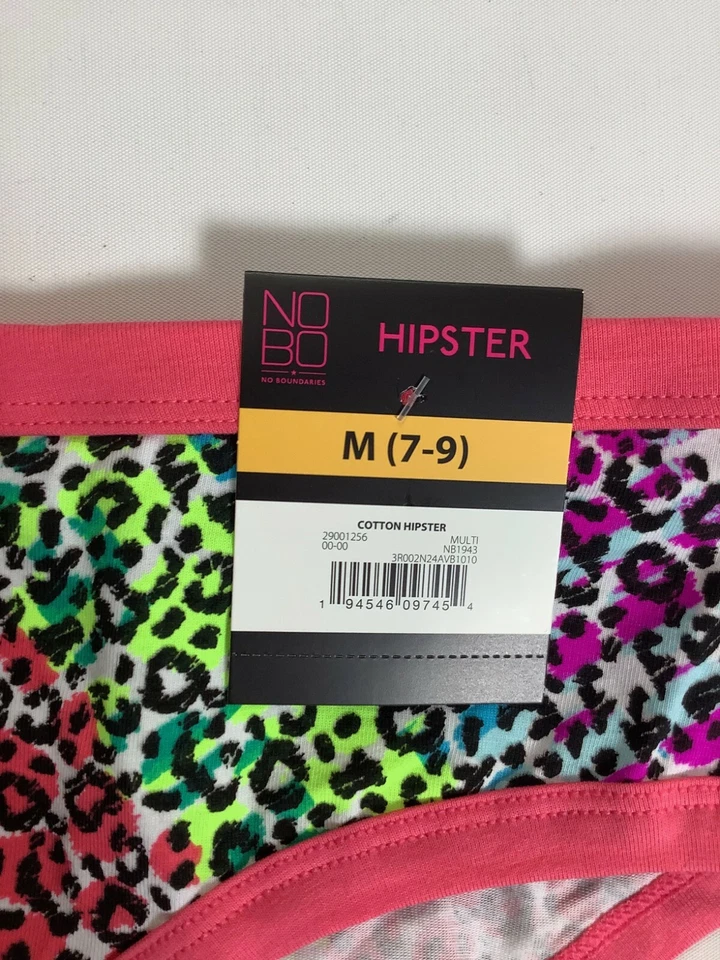 Женские многоцветные хипстерские трусы с анималистическим принтом без границ хлопок НОВЫЕ! Новый с Ярлыками - Изображение 4 из 4