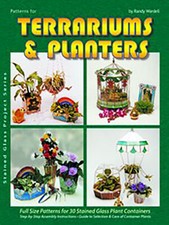 Terrariums  Planters Stained Glass Pattern Book by Wardell