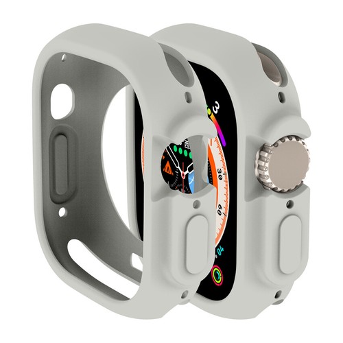 For Apple Watch Ultra 49mm Candy Matte Soft Cover Case Bumper Shell Frame TPU - Zdjęcie 15 z 28