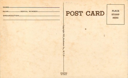 Escuadrones posteriores a la Segunda Guerra Mundial Escribir Postal Privado Berger Soldado Sueños de Chica Pin Up - Imagen 2 de 2