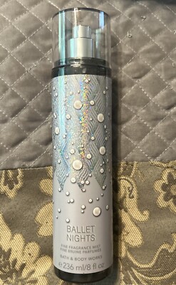 ONE Bath & Body Works BALLET NIGHTS Fine Fragrance Mist Spray 8 oz NEW!