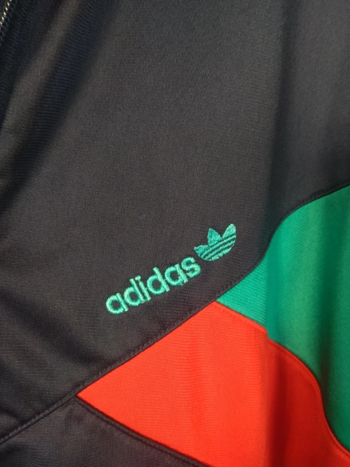 Adidas Vintage Jacket With Zipped Multicolor 90s Polyester Mens Size XXL(M) ig93 - Image 3 of 4