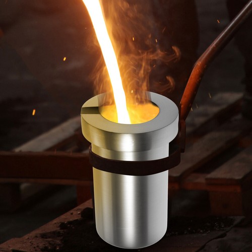 3Pc 1KG High Purity Graphite Crucible Smelting Tool For Electric Melting Furnace - Picture 7 of 21