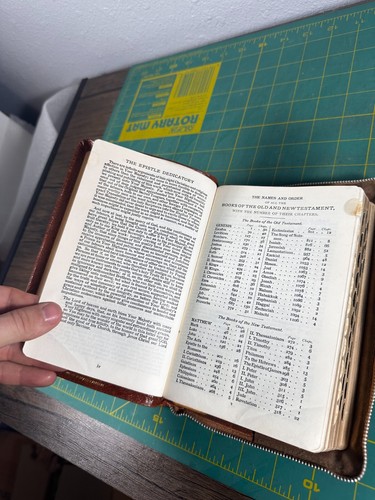 Holy Bible Ready References Missionary Edition HLT-Mormone Wasserbüffel Kalbsleder - Bild 10 von 22