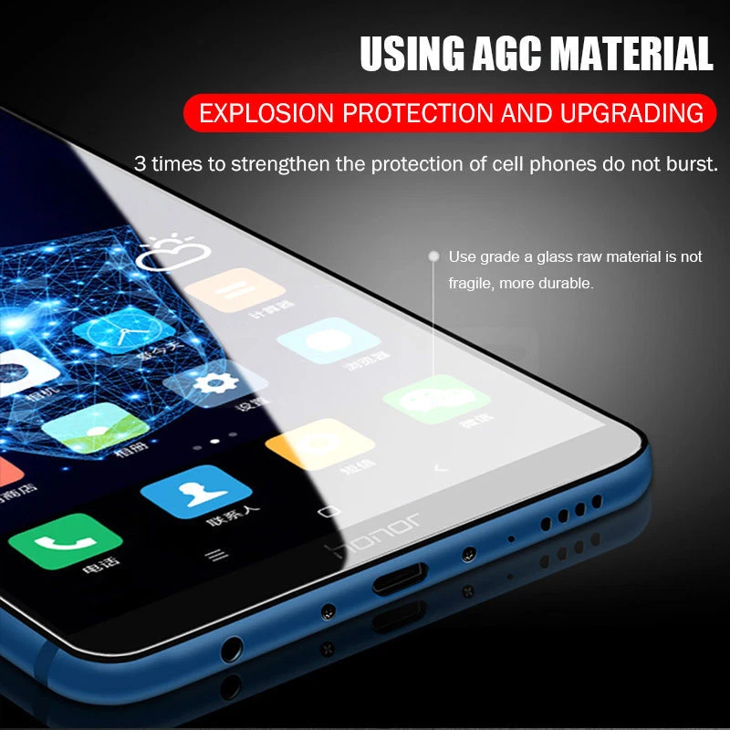 Tempered Glass Screen Protector For Huawei Mate 70 P20 nova 12 P10 Honor 10 Y72 - Image 4 of 4