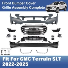 Front Bumper Cover Grille Assembly Kit Complete For GMC Terrain SLT 2022-2025
