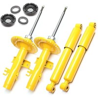 4X Sport-StoßDÄMpfer Gasdruck Vorne Hinten + Domlager VA - VW Transporter T5
