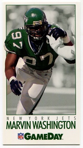 1992 GameDay #206 Marvin Washington New York Jets