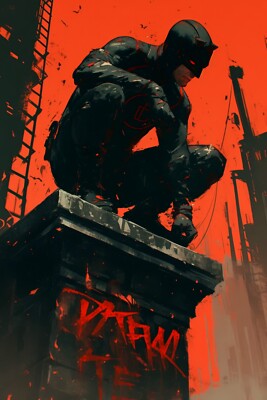 ''Daredevil 4'' 13x19 Fine Art Print Limited to Only 20 Hand-Numbered Copies