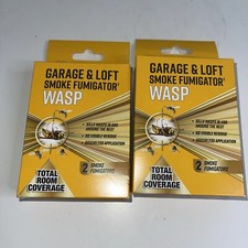 2 Boxes X DEADFAST GARAGE LOFT SMOKE WASP BOMB FUMIGATOR kills flying crawling