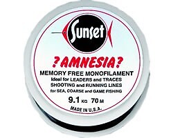Jenzi Sunset Amnesia Zero-Twist Black Vorfachschnur Vorfachmaterial Raubfisch