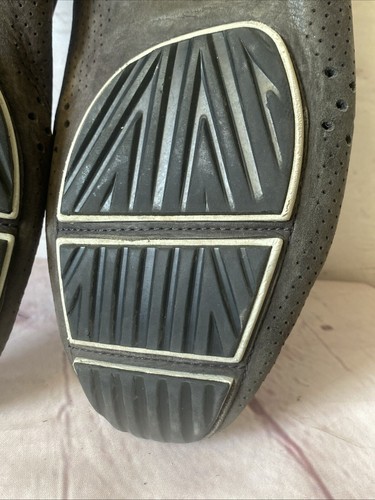 UGG Mens Energ Leather Loafer Moccasins Shoes Sz 10 / 43 Lace-less Slip On Gray - Picture 15 of 20