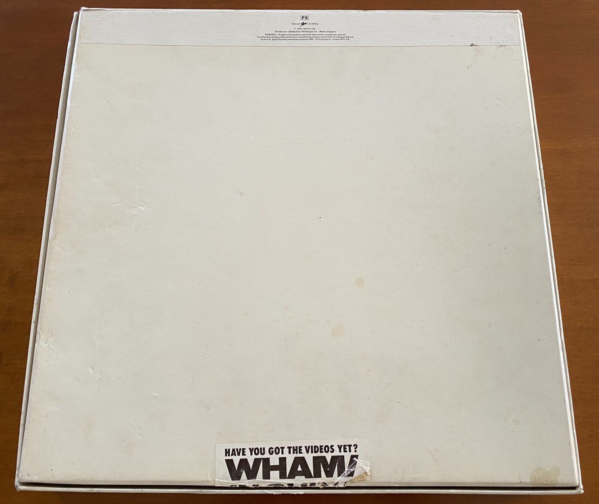 WHAM! The Final BOX SET RARE LIMITED EDITION COLOURED GOLD VINYL