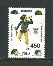 R2577   Italy   1986   military   Mountain Troops   1v.   MNH