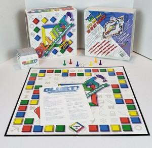 Blurt Webster S Game Of Word Racing Includes Junior Version Rules Ebay