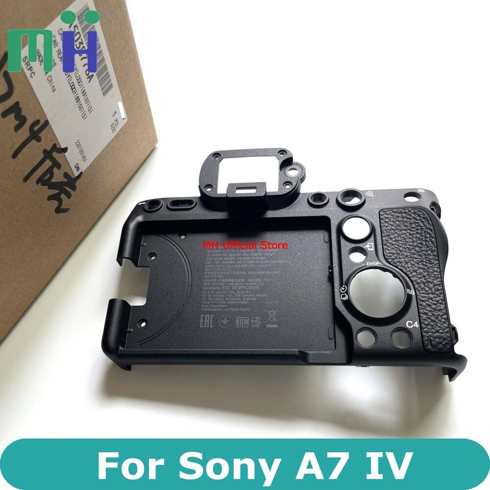 NEW For Sony A7IV A7M4 Back Cover Rear Case Shell + Thumb Rubber
