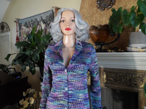 Missoni Blue Multi Zig Zag Print Knit Skirt & Jacket Suit Size IT 48 - US 12 - Picture 9 of 23