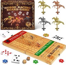 US Shipping，Horse Racing Board Games - Thic...