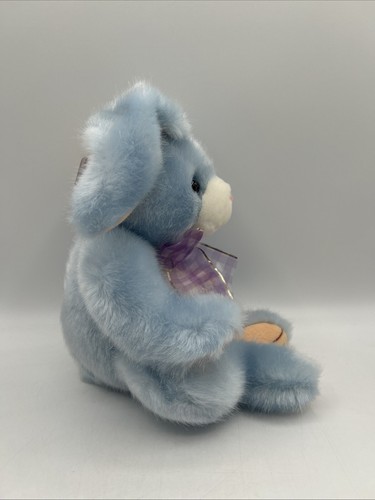 Geoffrey Toys R Us Blue White Bunny Rabbit Stuffed 15" Easter Toy 2000 VTG RARE - Picture 4 of 20