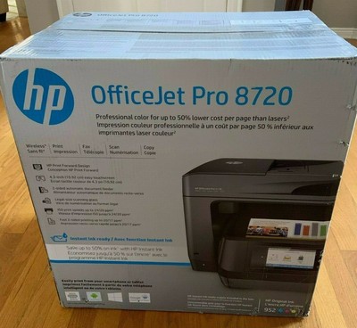 Brand New HP Officejet Pro 8720 Wireless All-in-One Inkjet Printer Replace 8620