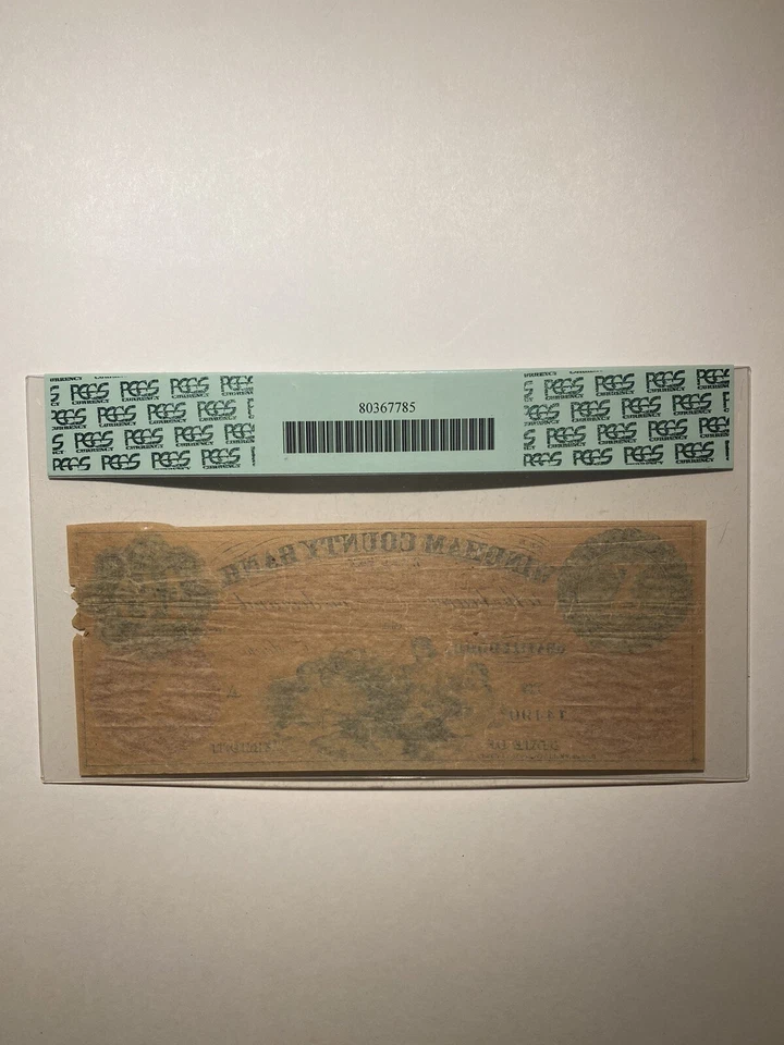 Windham County Bank Brattleboro Vermont $10 18__ Remainder very fine - Image 2 of 2