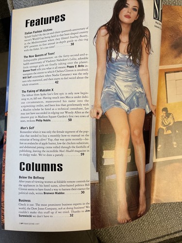 Spy Magazine June 1997 - “Jailbait 1997” Cover. - Ricci, Silverstone, Liv Tyler - Picture 3 of 3