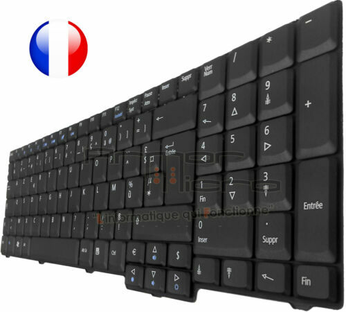 Clavier AZERTY Français Pour Acer Aspire F5-771, V3-574 - Clavier Filaire Noir Neuf - Remplacement