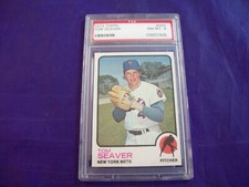 1973 TOPPS #350 TOM SEAVER PSA 8